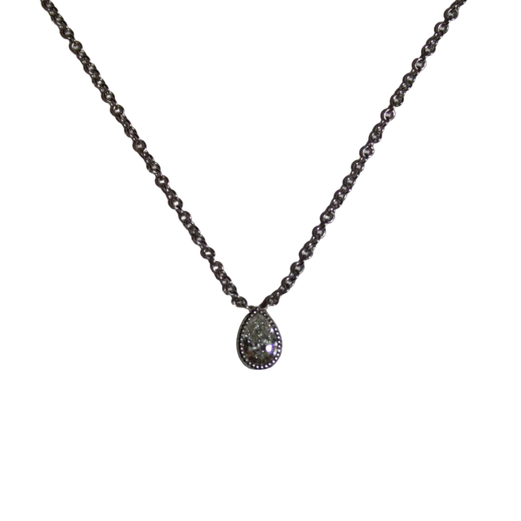 Pear Diamond Necklace