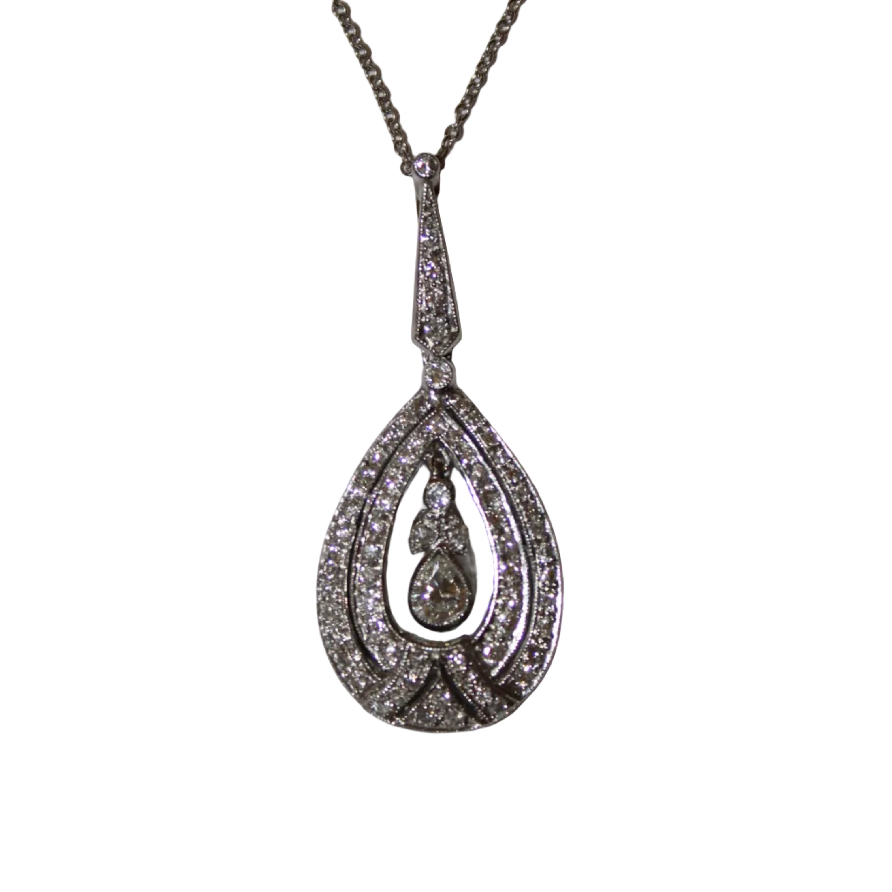 18K White Gold Necklace